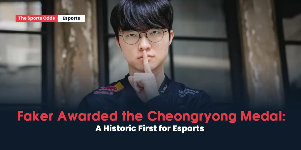 Faker Awarded the Cheongryong Medal